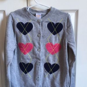 Gymboree heart cardigan